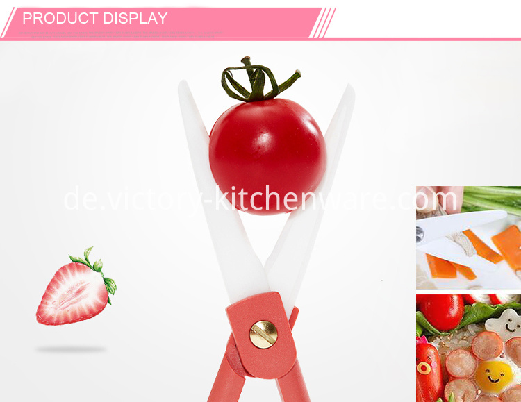 Baby-Lebensmittel-Sicherheitsschere Baby food safety scissors